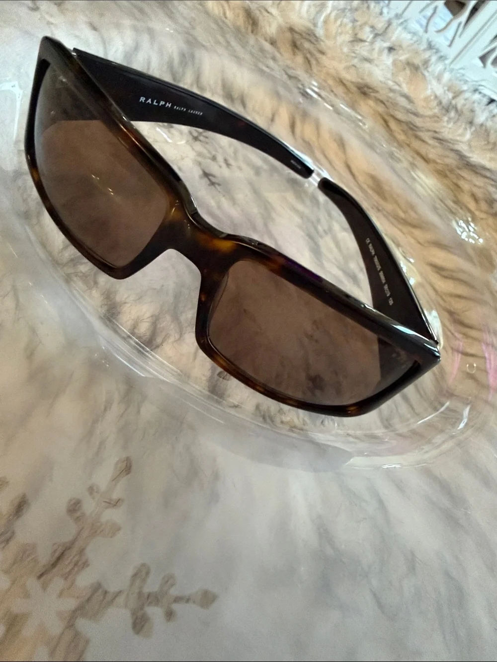 Men's Ralph Ralph Lauren Tortoiseshell Brown Polarized Sunglasses